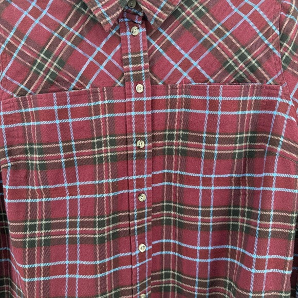 Duluth Trading Company Mens Flannel Shirt Plaid Long Sleeve Button Up 3XL Pocket - Picture 3 of 13